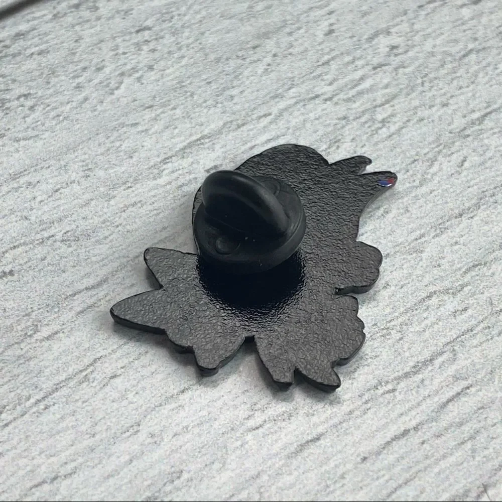 Fox Gross Enamel Pin/ Brooch Lapel